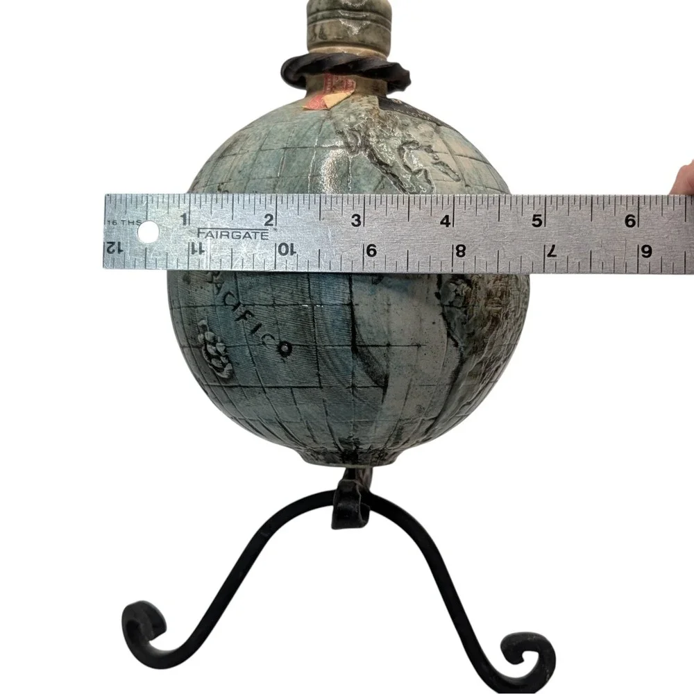 Vintage Creative World Decanter with Stand Ceramic Liquor Bottle Barware Italy